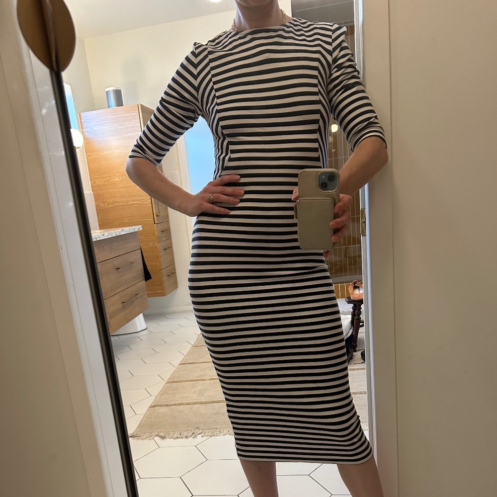 Striped Bodycon Dress
